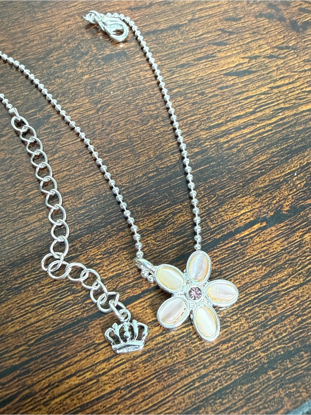 Premier Designs Anklet Flower Charm Ankle Bracelet Summer, stainless steel